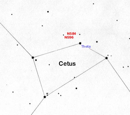 NGC 584 and NGC 596: Finder chart #1