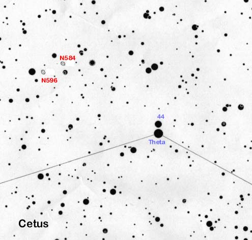 NGC 584 and NGC 596: Finder chart #2